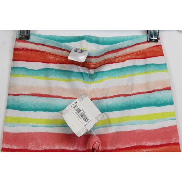 NEW 2014 Gymboree Desert Dreams Striped Leggings sz 5T Capri Length Bows - Picture 2 of 5